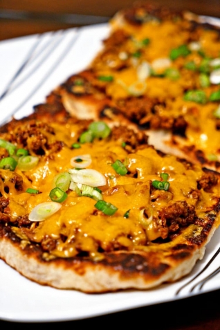 Chipotle hamburguesa con queso y pan de molde se derrit