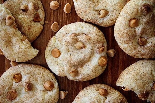 Snickerdoodle de mantequilla de man&iacute;