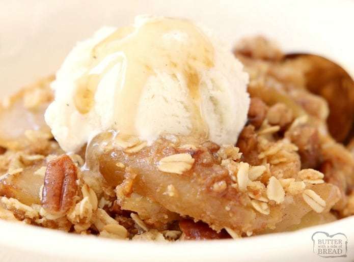 MAPLE PECAN APPLE CRISP
