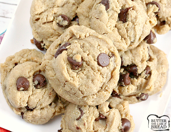 COCINAS DE CHIP CHOCOLATE DE AVENA Y MANTEQUILLA DE MANÍ