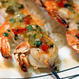 Manzanillo De Camarones A La Parrilla