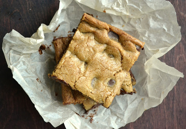 Cardamom Dirty Coffee Blondies
