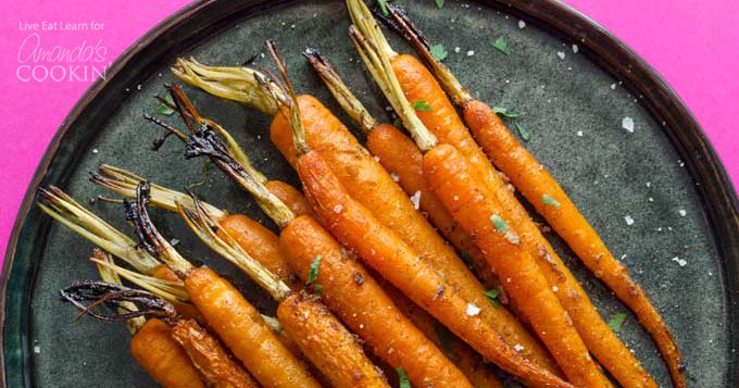 Zanahorias balsámicas de cocción lenta