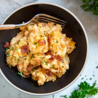Bacon Mac Y Queso Cazuela