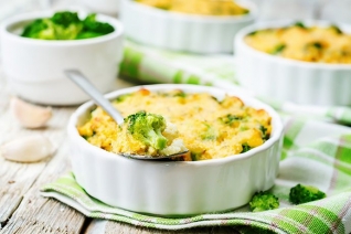 Cazuela De Mijo Al Horno Al Brócoli Y Chedda