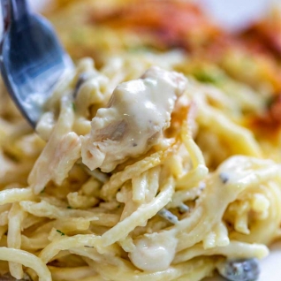 Cazuela De Tetrazzini De Pollo