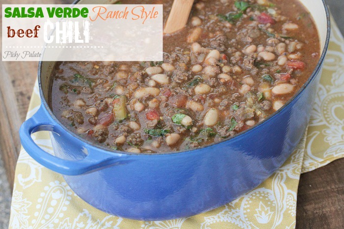 Chili au boeuf sauce ranch à la sauce verte
