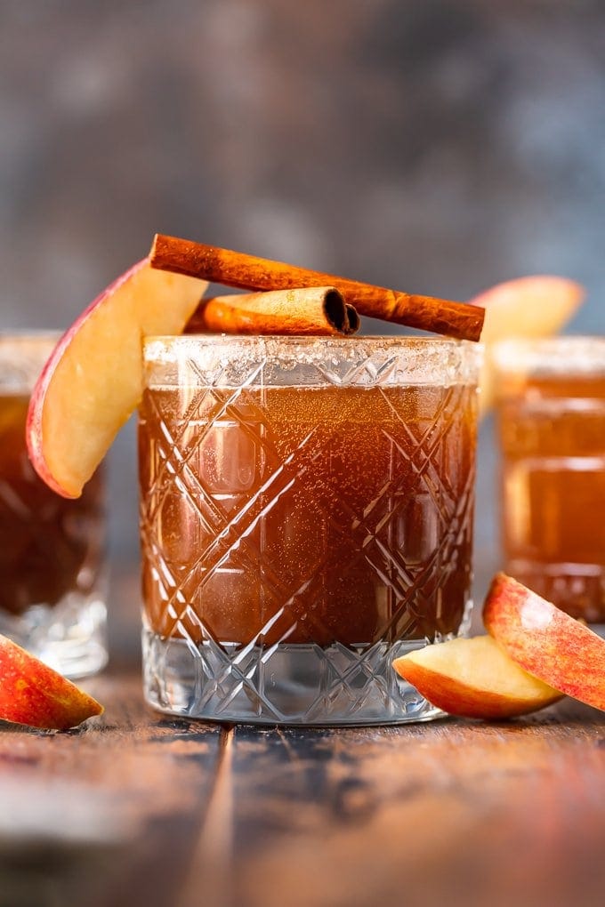 Cocktail à l'ancienne au beurre de pomme
