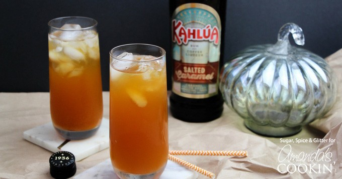 Cóctel de calabaza y caramelo