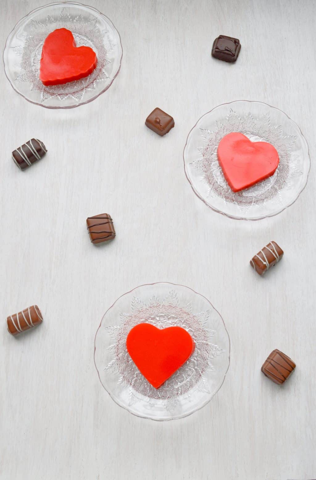 Valentine Jello Hearts