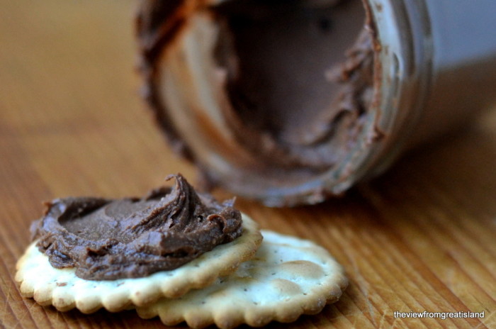 Mantequilla de maní de chocolate casera