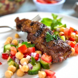 Costillas De Estilo Rural A La Parrilla