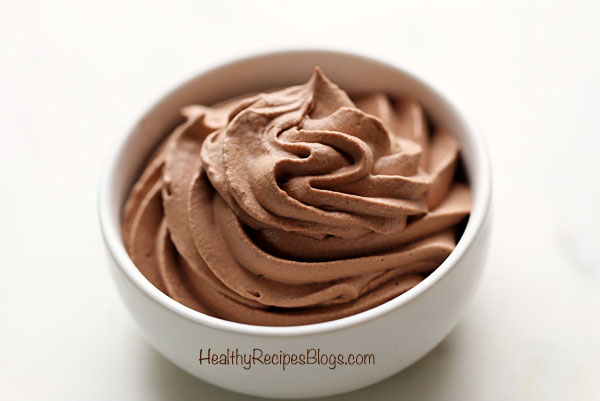 Crema batida de chocolate