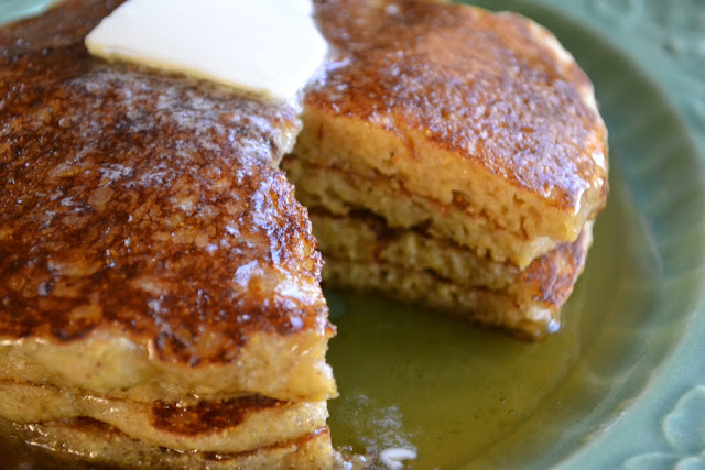 Panqueques de melaza de harina de ma&iacute;z