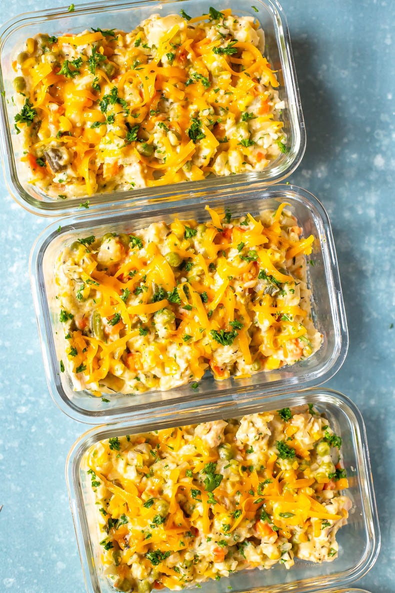 Crockpot de poulet et de riz plus crémeux