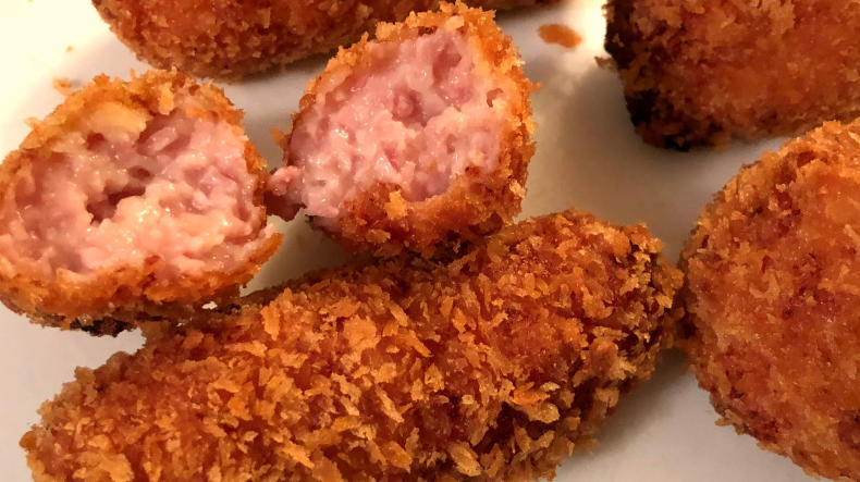 Croquetas de jamón inspiradas en Cuba - Degustación de Puerto Rico