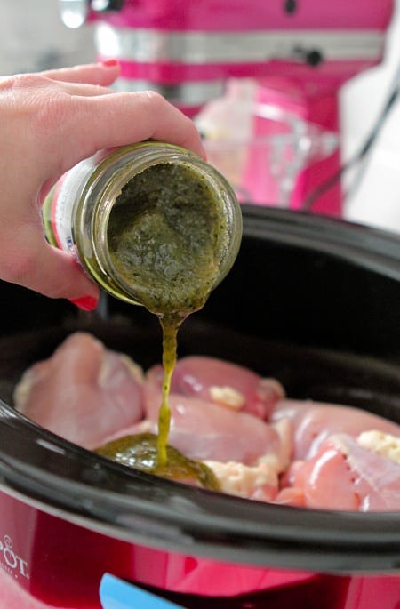 Muslos De Pollo Pesto Ranch Crock Pot