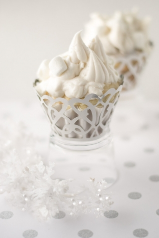 Cupcakes del País de las Maravillas de Invierno [Marshmallow Sorpresa]
