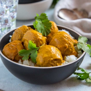 Albóndigas De Pavo Al Curry