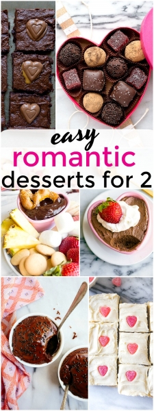 Easy Romantic Desserts for Two