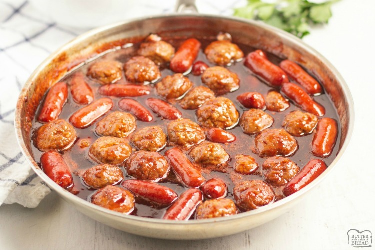 FÁCIL LIL SMOKIES Y APERITIVO DE CARNE DE CARNE