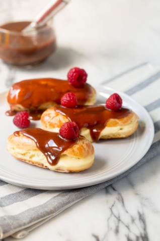 Eclairs De Caramelo Salado
