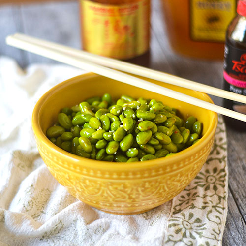 Sin gluten Edamame asi&aacute;tico #Asianfood #edamame #glutenfree