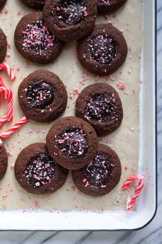 Gluten-free Chocolate Peppermint Thumbprints