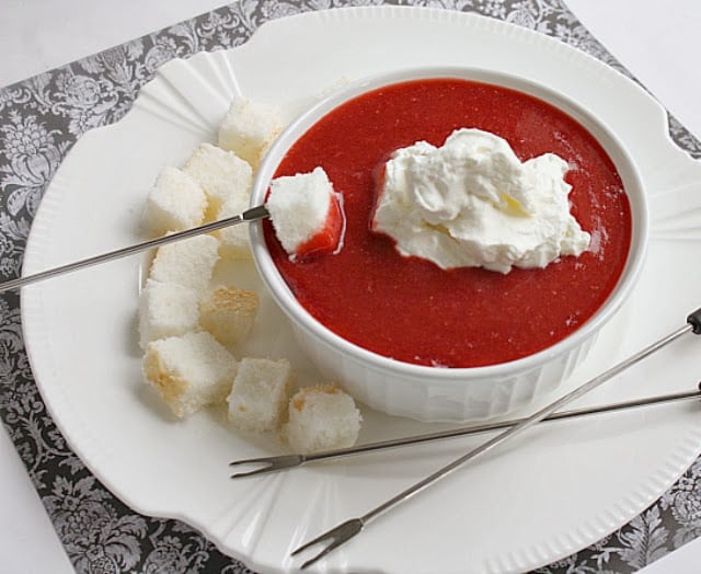 FONDUE DE FRESAS