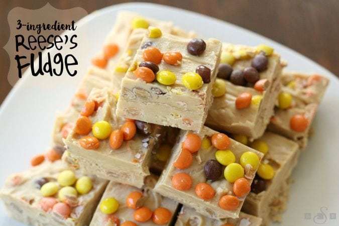 FUDGE DE REESE DE 3 INGREDIENTES