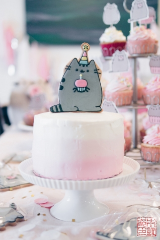 Fiesta de cumpleaños de Pusheen para un niño de 4 años