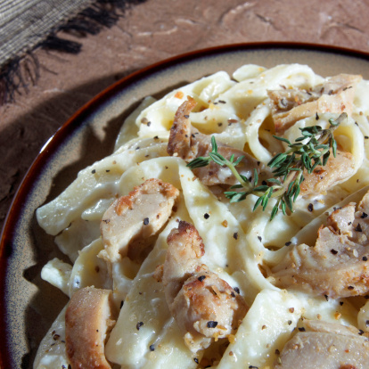 Fettuccine de poulet Alfredo