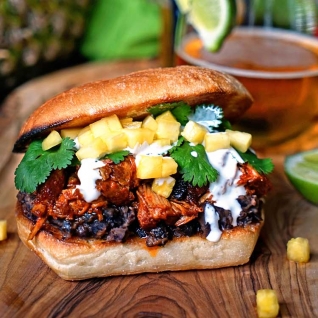 Sándwiches De Piña De Chile Al Tirón