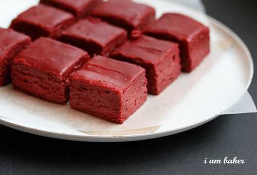 Fudge de terciopelo rojo