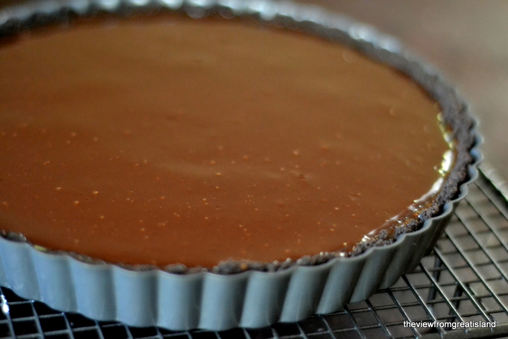 tarta de ganache espresso