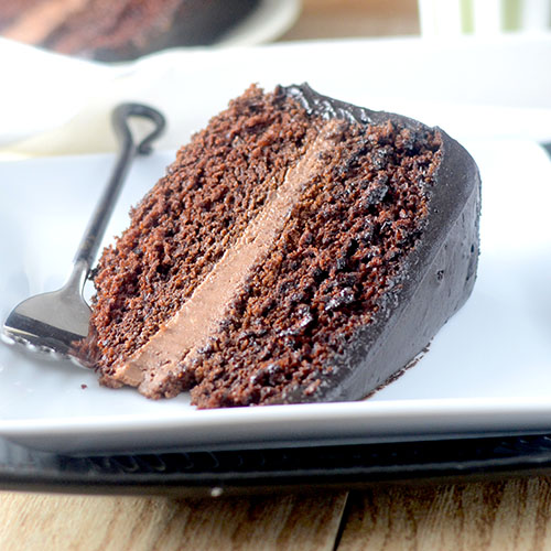 Pastel de chocolate decadente