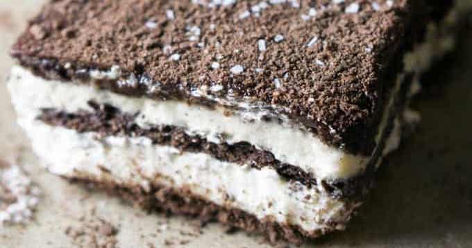 Pastel de chocolate sin hornear