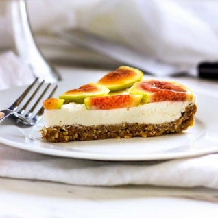 Tarta de queso sin hornear Higo Tarta