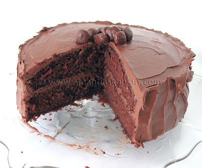 Pastel de dulce de chocolate de Nigella