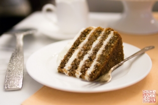 Pastel de zanahoria de Alice Medrich con glaseado de queso crema