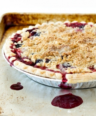 Pastel de miga de verano