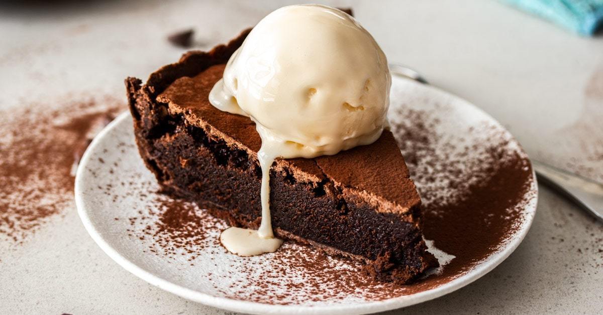 Pastel de Brownie de Chocolate