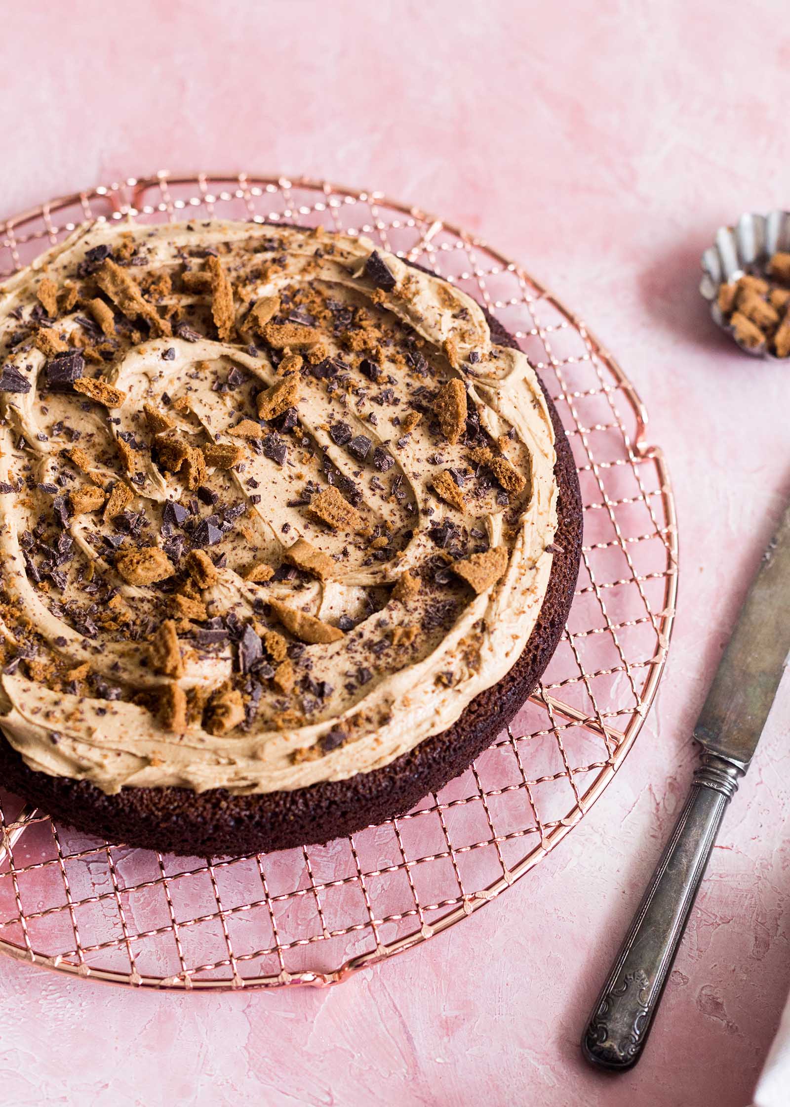Gâteau brownie au spéculoos