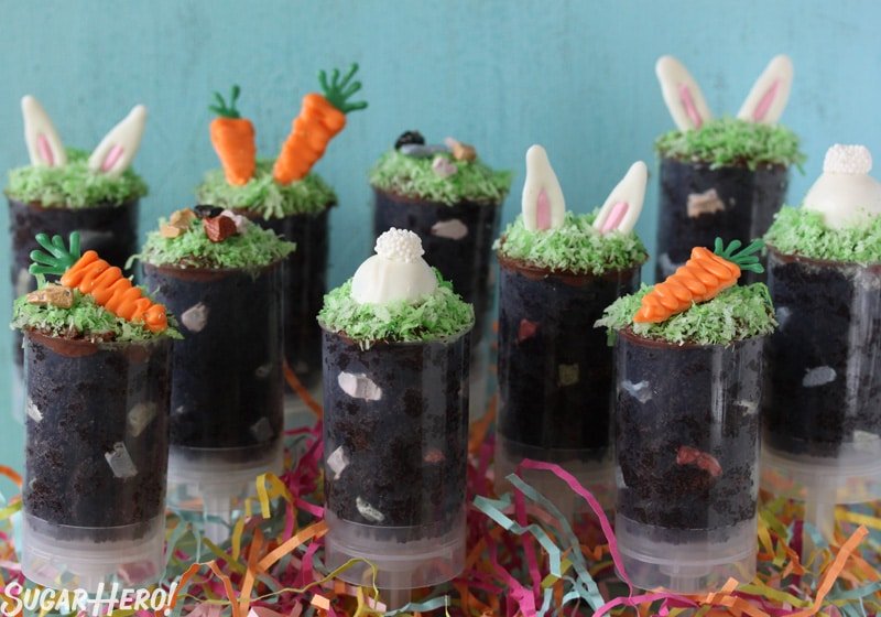 Pastel de Pascua Push Pops