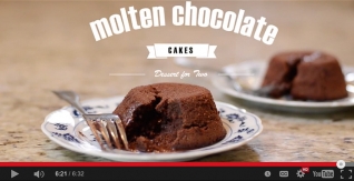 Gâteaux au chocolat fondu {vidéo!}