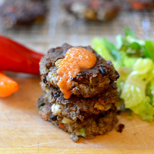 Tortas De Frijoles Negros