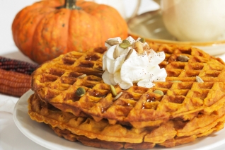 Gofres De Calabaza Para Las Mañanas De Otoño Ventosas