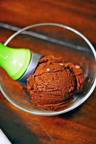 Helado de mantequilla de cacahuete sin chocolat
