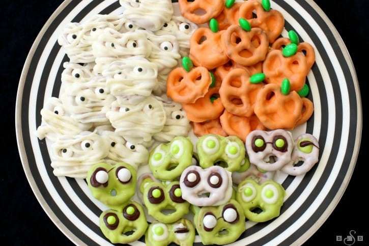 HALLOWEEN PRETZELS TRES FORMAS