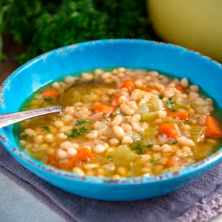 Frijoles blancos marinos de mamá